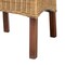 Baxton Studio Shamara Modern Bohemian Natural Rattan and Mahogany Wood Dining Chair 217-12733-ZORO - alternate 6